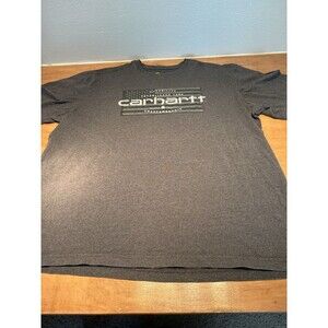 Carhartt Mens Relaxed Fit T Shirt Black Size XL Made in USA Flag Relaxed Lot 2